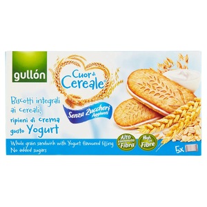 Biscuiti Fara Zahar cu Crema de Iaurt, Gullon, 220g
