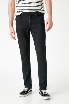 KOTON, Blugi slim fit Brad, Negru KOTON, Blugi slim fit Brad, Negru