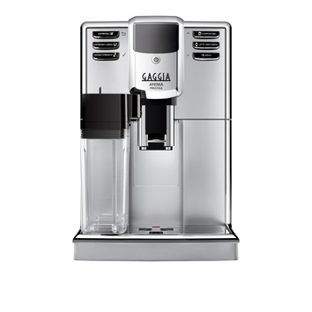 Espressor automat Gaggia Anima Prestige,15 bar, carafa pentru lapte integrata 0.5 l, rasnita ceramica, optiaroma 5 trepte, temperatura 3 trepte, Argintiu Espressor automat Gaggia Anima Prestige,15 bar, carafa pentru lapte integrata 0.5 l, rasnita ceramica, optiaroma 5 trepte, temperatura 3 trepte, Argintiu