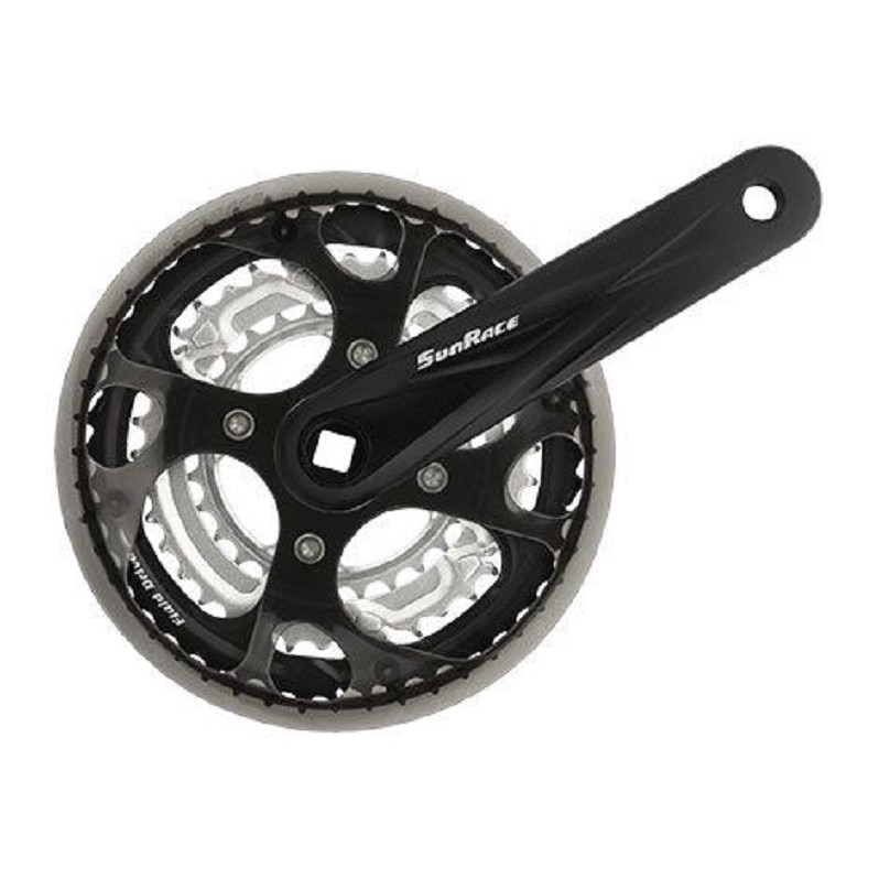 Angrenaj Pedalier SUNRACE FCM300 48/38/28T- 7/8v Negru