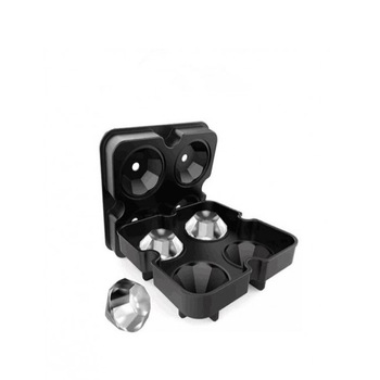 Mulaj Gheata din Silicon Diamant, 4 Cuburi, 11.5 cm Mulaj Gheata din Silicon Diamant, 4 Cuburi, 11.5 cm