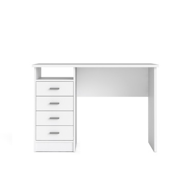 Birou Function Plus, 4 sertare, 1 raft, 110x76x49 cm, alb Birou Function Plus, 4 sertare, 1 raft, 110x76x49 cm, alb
