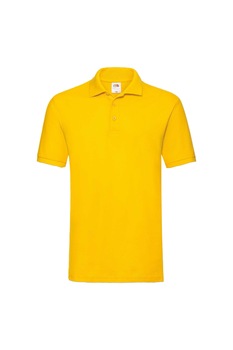 Tricou polo Fruit Of The Loom, Bumbac, Galben