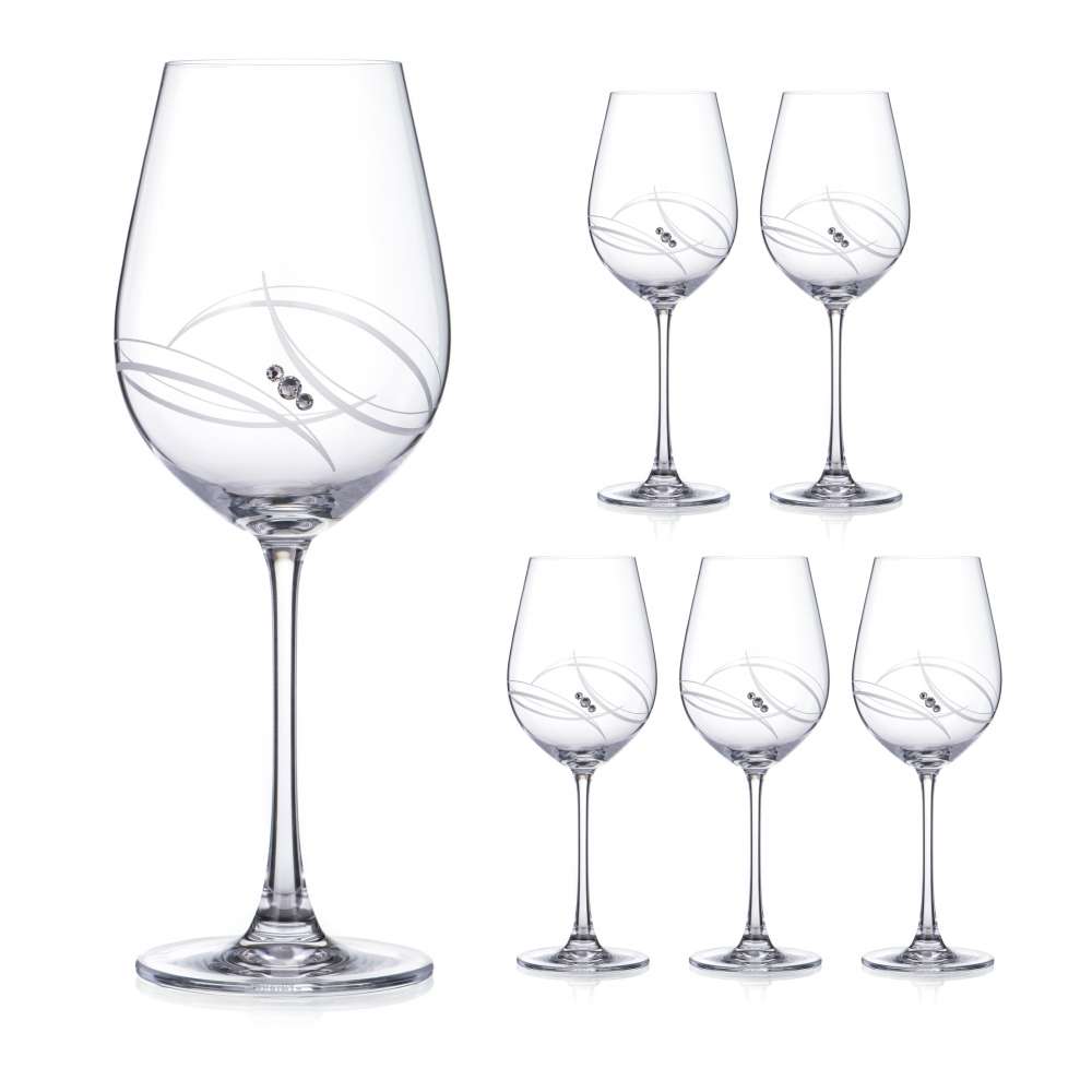 Set 6 Pahare Vin Cristal Atlantis 500 ml