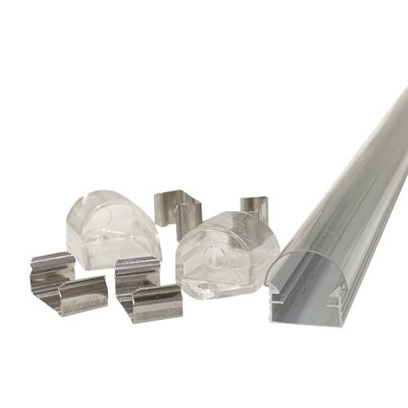 Set sina pentru banda LED, Life Light, Sina 1m/Capac/2x elemente fixare ...