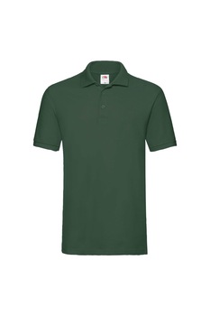 Tricou polo Fruit Of The Loom, Bumbac, Verde