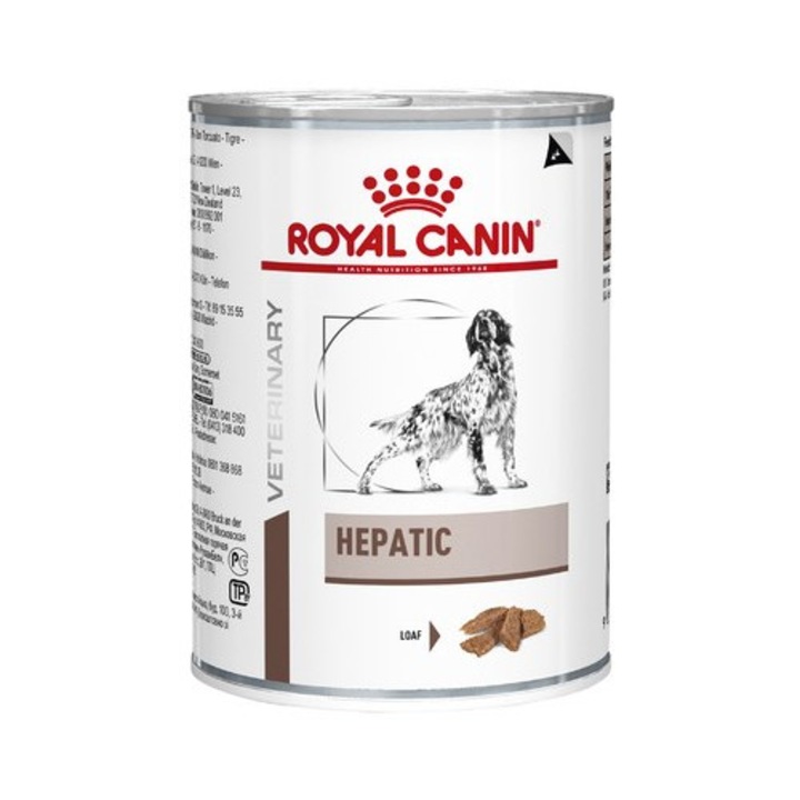 Hrana Dietetica pentru Caini Royal Canin VD, Hepatic, Conserva 420 g
