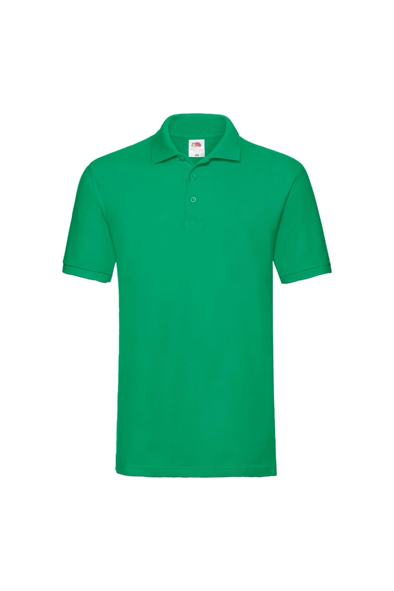 Tricou polo Fruit Of The Loom, Bumbac, S, Verde