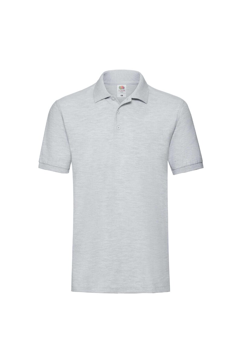 Tricou polo Fruit Of The Loom, Bumbac, L, Gri
