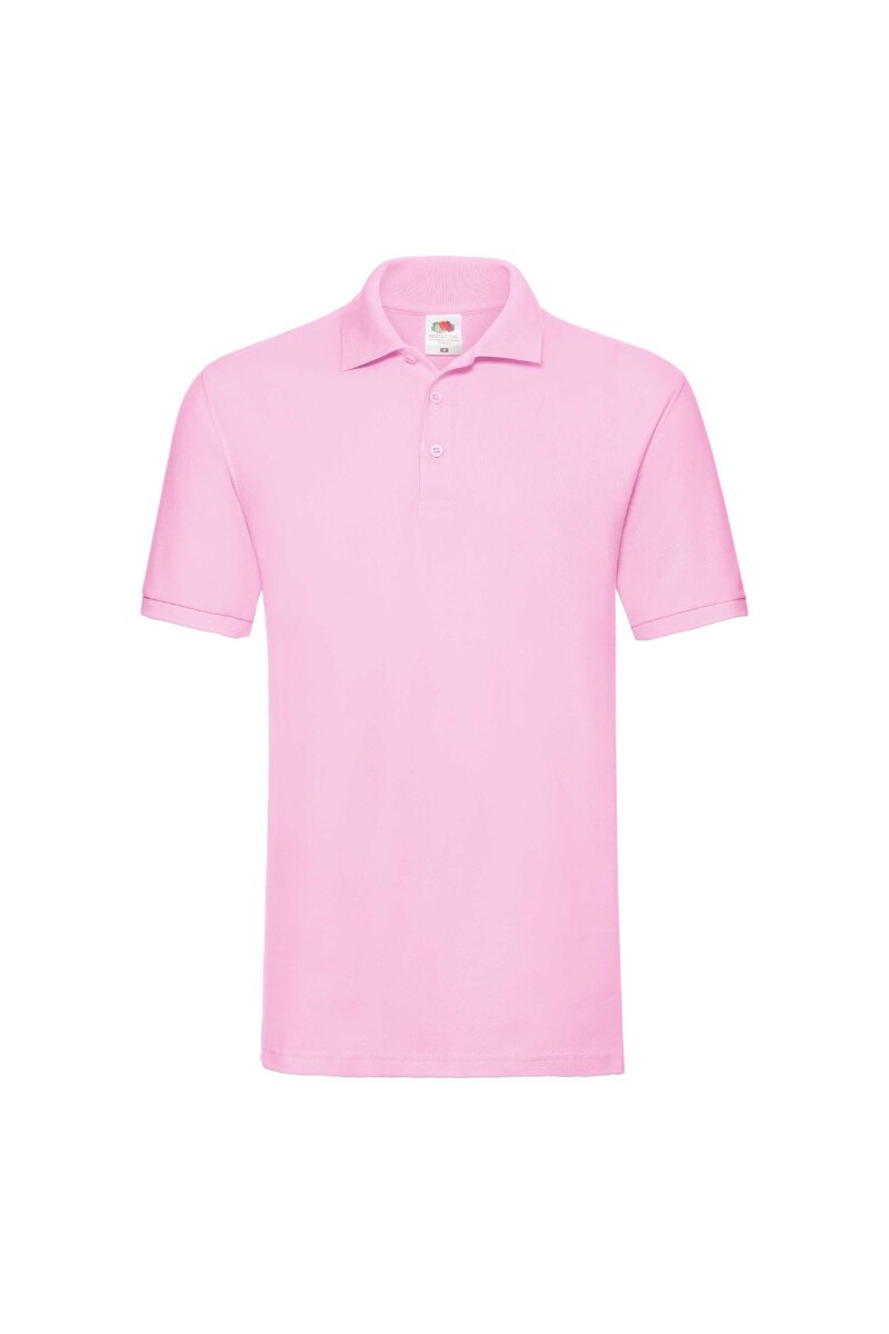 Tricou polo Fruit Of The Loom, Bumbac, Roz deschis, Roz deschis