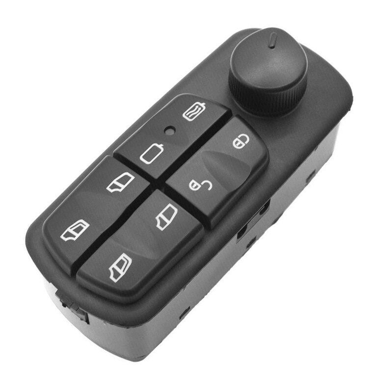 Bloc consola butoane comanda comutator geam si oglinzi Mercedes AXOR ATEGO dupa 2004 19 (15+4) pini stanga 0045455913