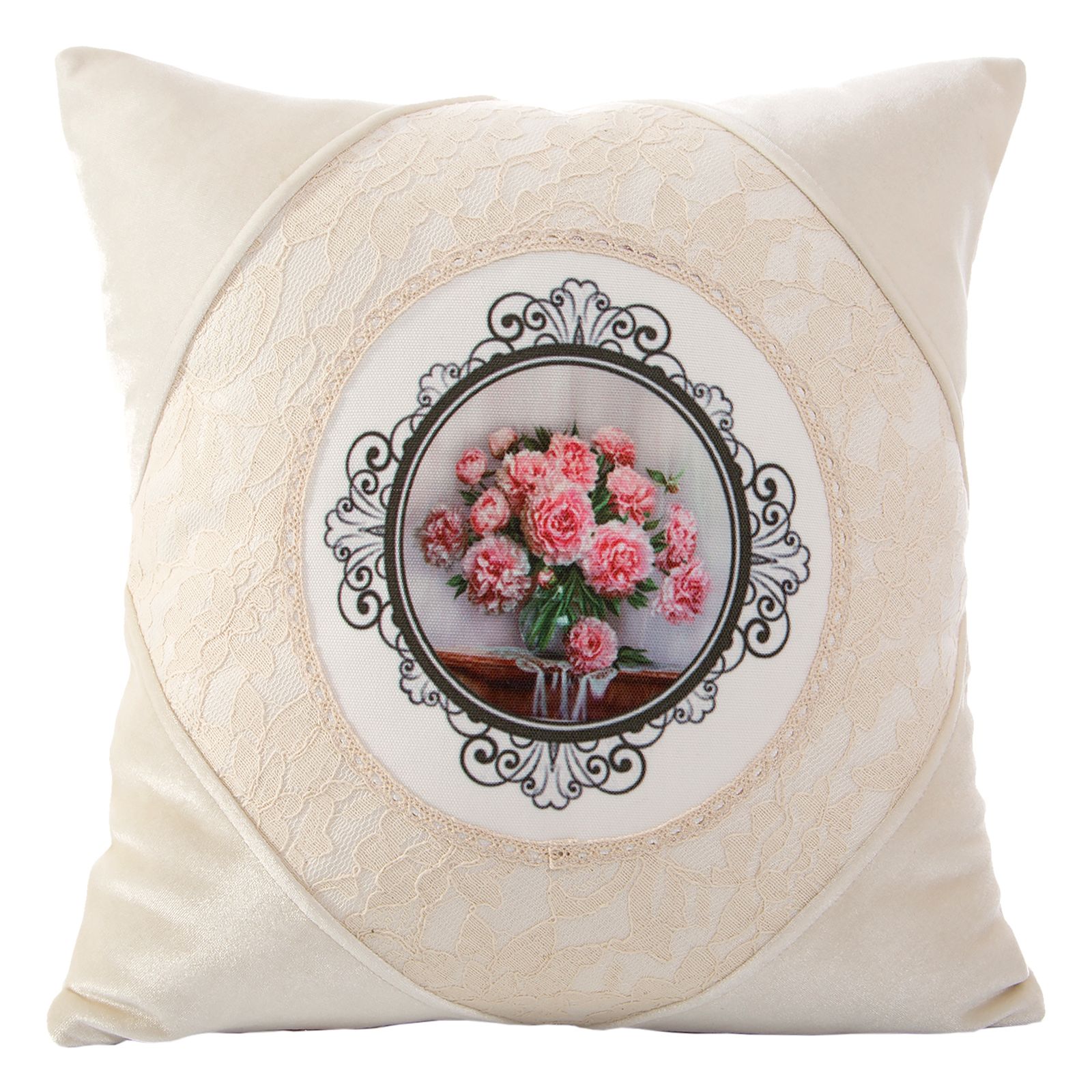 Fata de perna decorativa Eurofirany ROSALIA 40x40 Crem