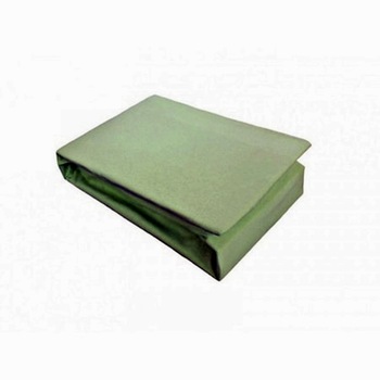 Set husa de pat cu elastic si 2 fete de perna, bumbac, 140x200, Verde Set husa de pat cu elastic si 2 fete de perna, bumbac, 140x200, Verde