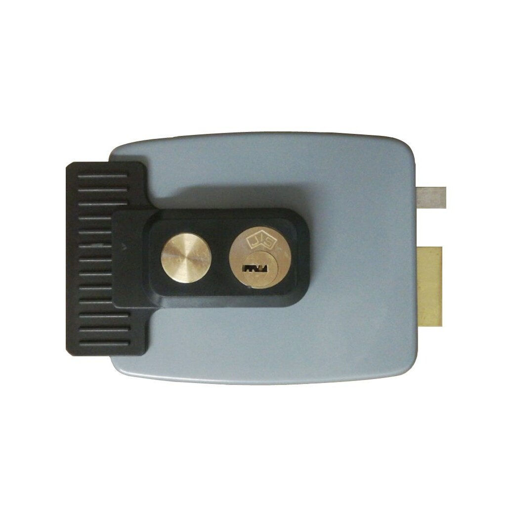 Yala electromagnetica, aplicata, stanga, pentru porti pietonale, cu boton deschidere, control acces, 1913S, Nadal Badal