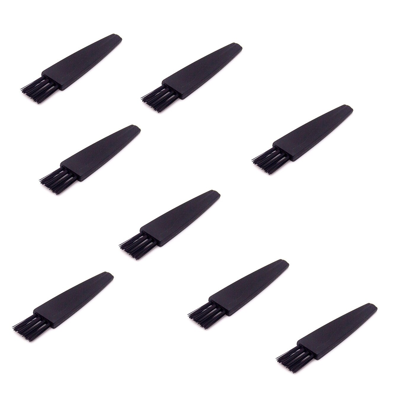 Set 8 periute pentru capsule cafea, polipropilena, 5.5 x 1.2 cm, negru