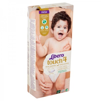 Scutece copii Libero Touch Open 4 pentru 7-11 kg, 46 buc Scutece copii Libero Touch Open 4 pentru 7-11 kg, 46 buc