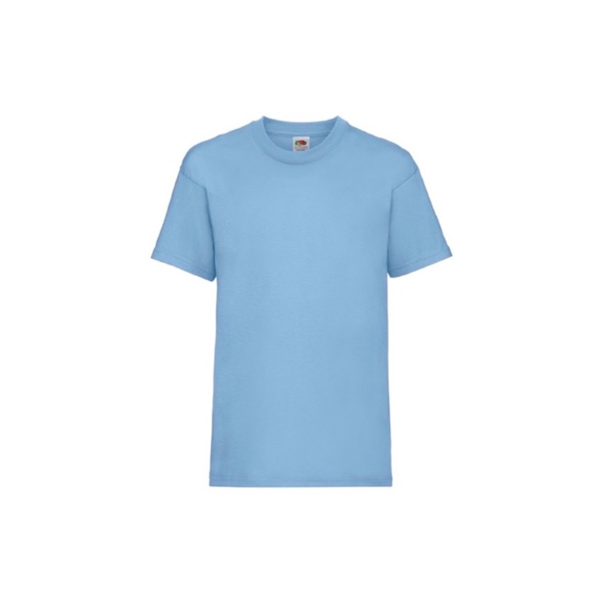 Tricou Fruit of the Loom Valueweight, Bumbac, Albastru deschis, 9-11 Ani