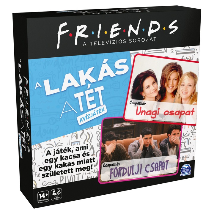 Spin master Jóbarátok: A lakás a tét kvízjáték