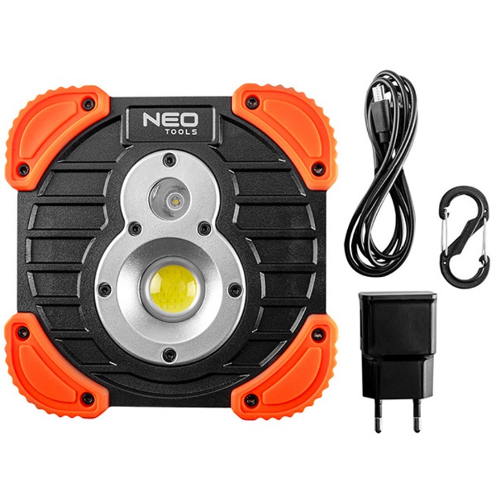 Proiector cu acumulator, 10W+3W, NEO TOOLS, 99-040