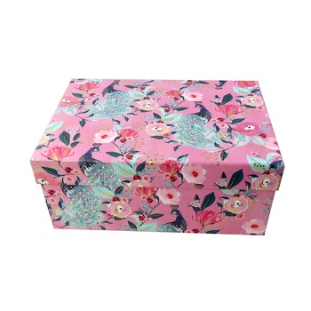 Cutie cadou - Louise Tiler-Pink Floral, large box, Cu model Cutie cadou - Louise Tiler-Pink Floral, large box, Cu model