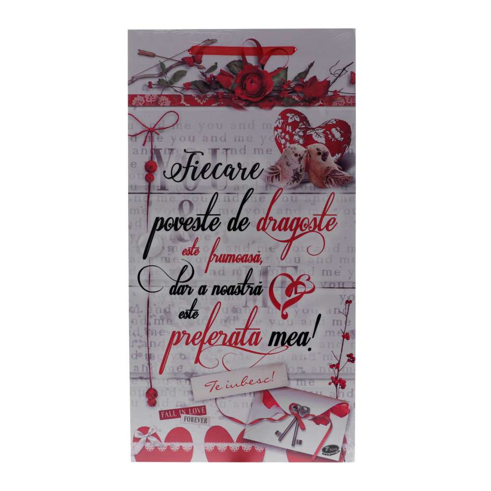 Tablou Lemn Poveste de Dragoste 50 cm