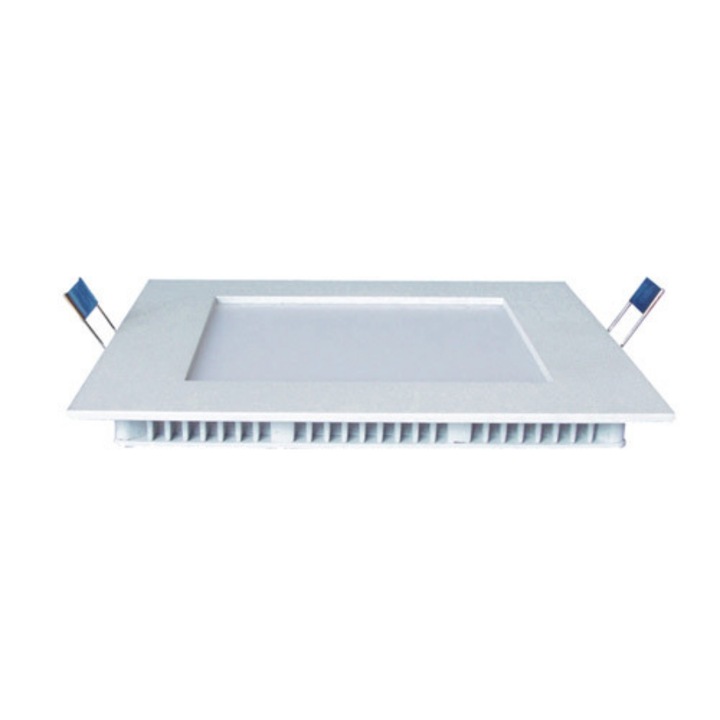 LED panel , 12W , süllyesztett , négyzet , meleg fehér , Epistar chip , LEDISSIMO