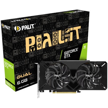 Placa video Palit GeForce® GTX 1660 Ti Dual, 6GB GDDR6, 192-bit Placa video Palit GeForce® GTX 1660 Ti Dual, 6GB GDDR6, 192-bit