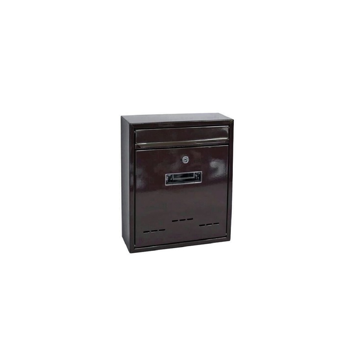 Cutie postala, maro, 26x9x31 cm, Flatblock