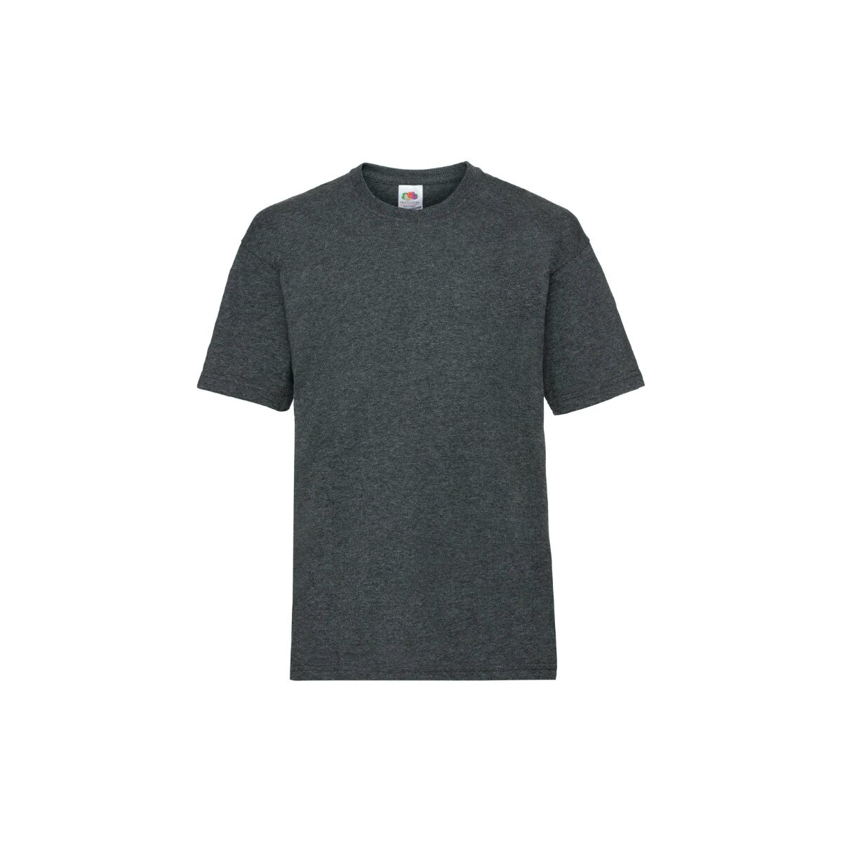 Tricou Fruit of the Loom Valueweight, Bumbac, Gri inchis, 7-8 Ani