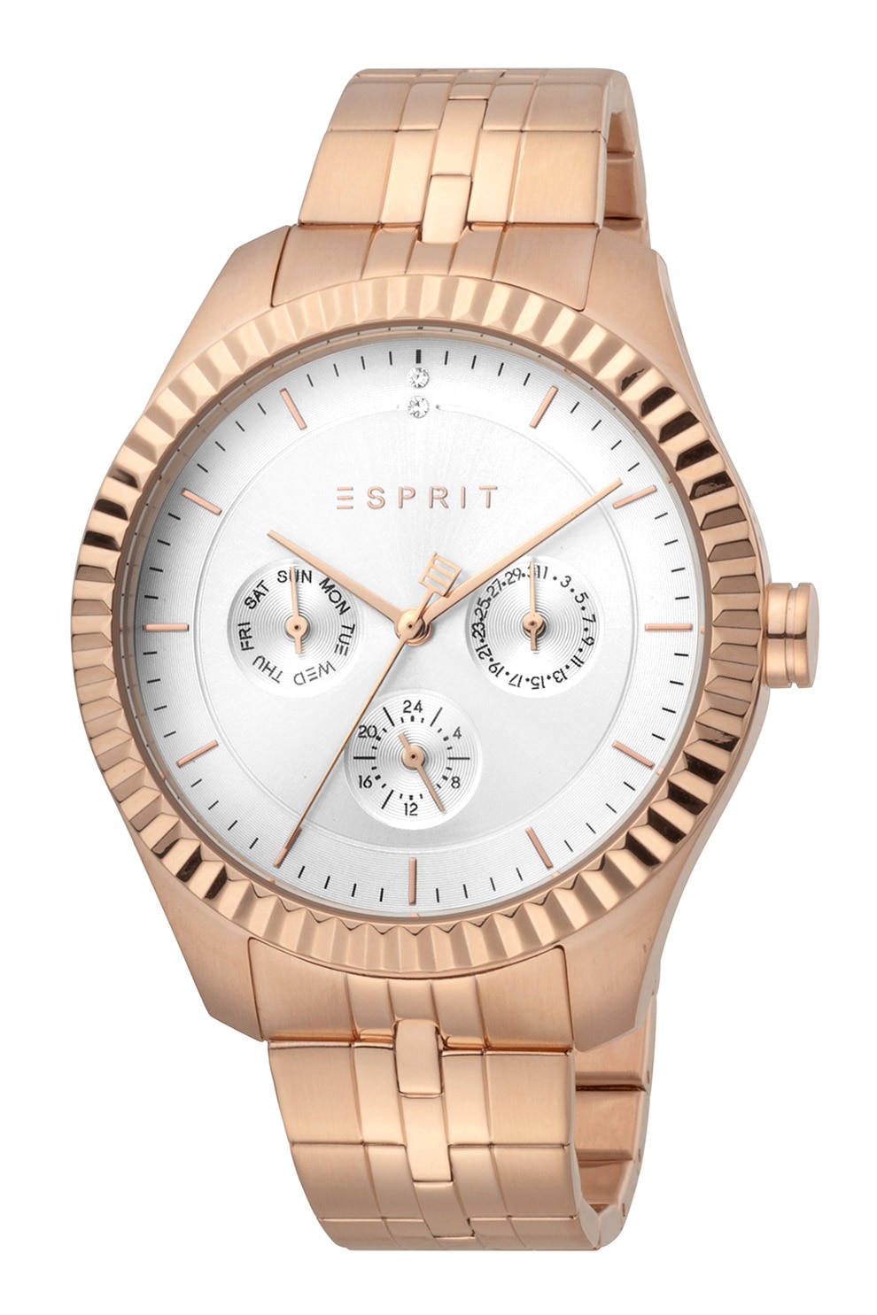 Esprit, Ceas quartz cu functii multiple, Auriu rose