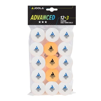 Set mingi Joola Advanced ***, 12+3, Alb, Uni Set mingi Joola Advanced ***, 12+3, Alb, Uni
