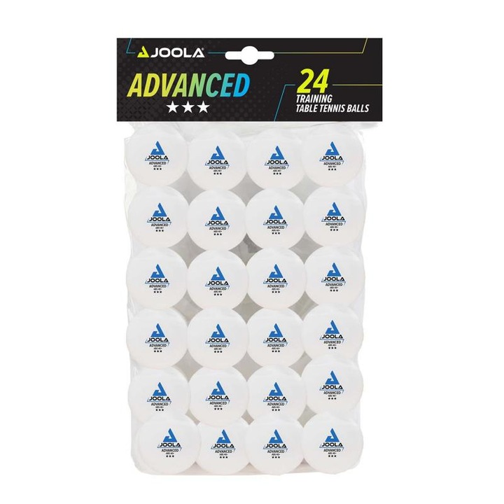 Set mingi Joola Advanced, 24 de bucati, Alb, uni