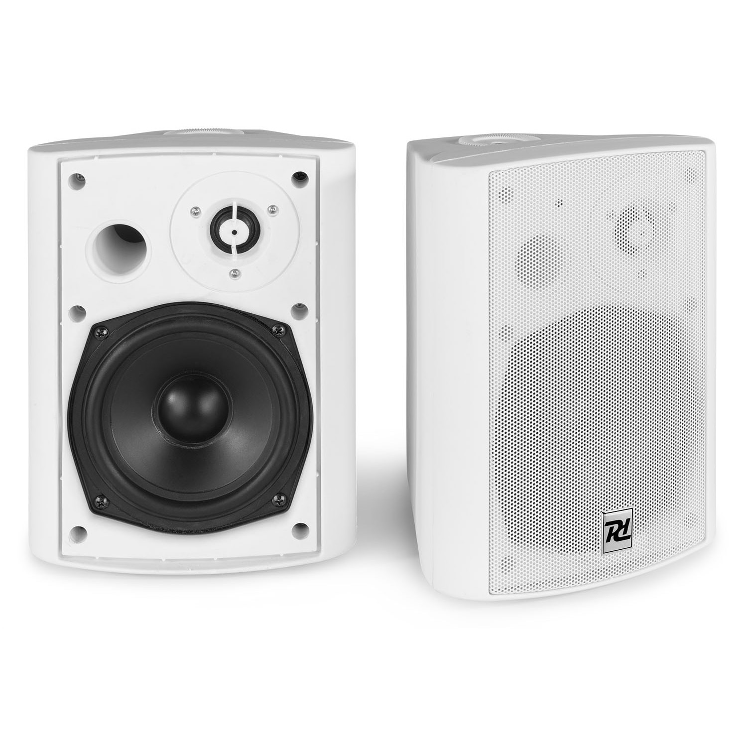 Set de 2 boxe active, 5.25”, 2x50W RMS, Bluetooth, alb, Power Dynamics DS50AW