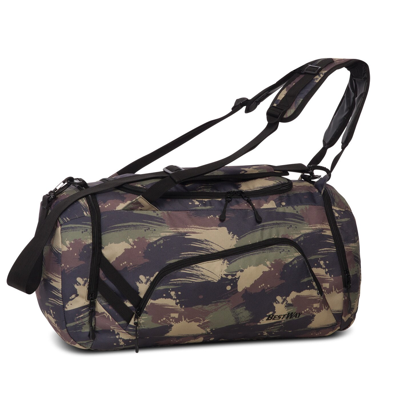 Geanta de voiaj, tip rucsac, Bestway, F40312 - 46.5 cm, Army