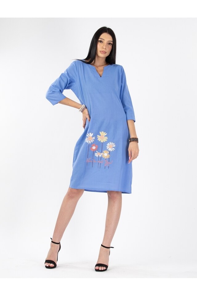 Rochie Dama Kyrie, Bleu
