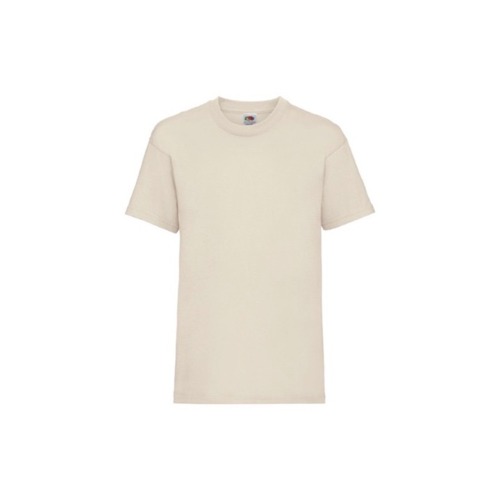 Fruit of the Loom Valueweight póló, pamut, Natúr