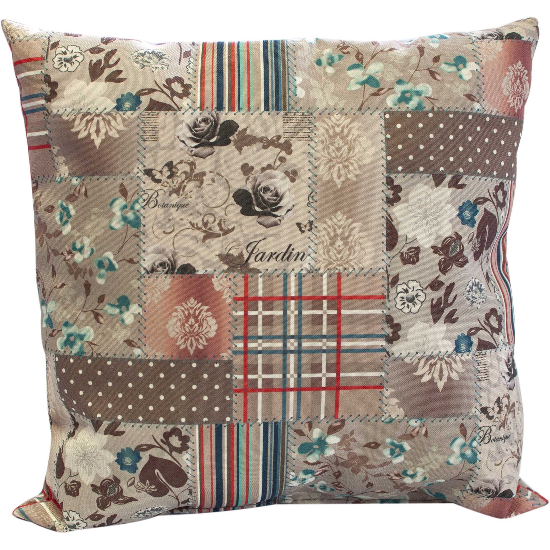 Perna decorativa Sani Home 45 x 45 cm Albastru/Maro