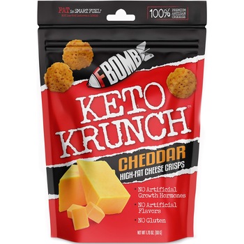 Bulete Crocante FBOMB® Keto Krunch cu Aroma de Branza Ceddar, 50g Bulete Crocante FBOMB® Keto Krunch cu Aroma de Branza Ceddar, 50g