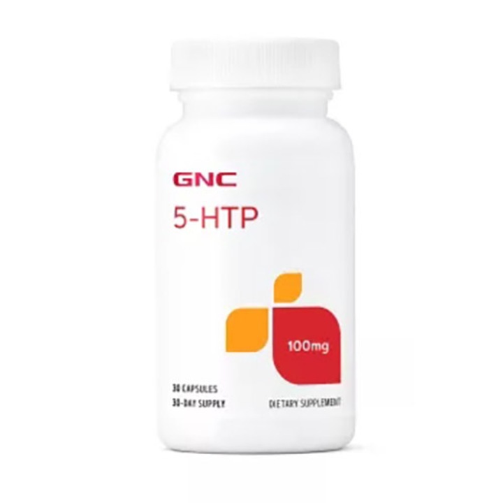 Supliment alimentar 5-HTP 100mg, GNC, 30 capsule