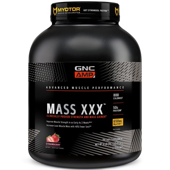 Proteina din zer GNC AMP Mass XXX™ cu Aroma de Capsuni, 2724 g Proteina din zer GNC AMP Mass XXX™ cu Aroma de Capsuni, 2724 g