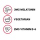 GNC Melatonina 3 mg, 120 tb