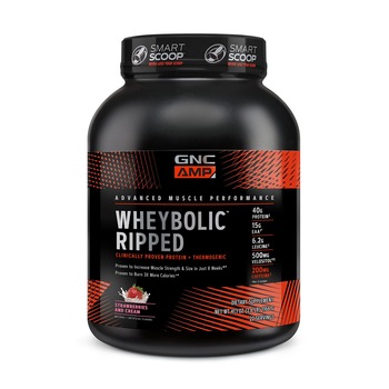 Proteina din Zer GNC AMP Wheybolic™ Ripped cu Aroma de Crema de Capsuni, 477 g Proteina din Zer GNC AMP Wheybolic™ Ripped cu Aroma de Crema de Capsuni, 477 g