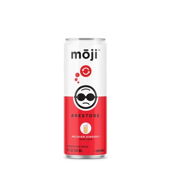Restore Bautura Carbogazoasa GNC Moji™ cu Aroma de Ghimbir, 355 ml Restore Bautura Carbogazoasa GNC Moji™ cu Aroma de Ghimbir, 355 ml