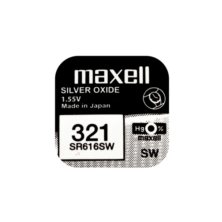 Maxell 321 / SR616SW ezüst-oxid gombelem 1 db