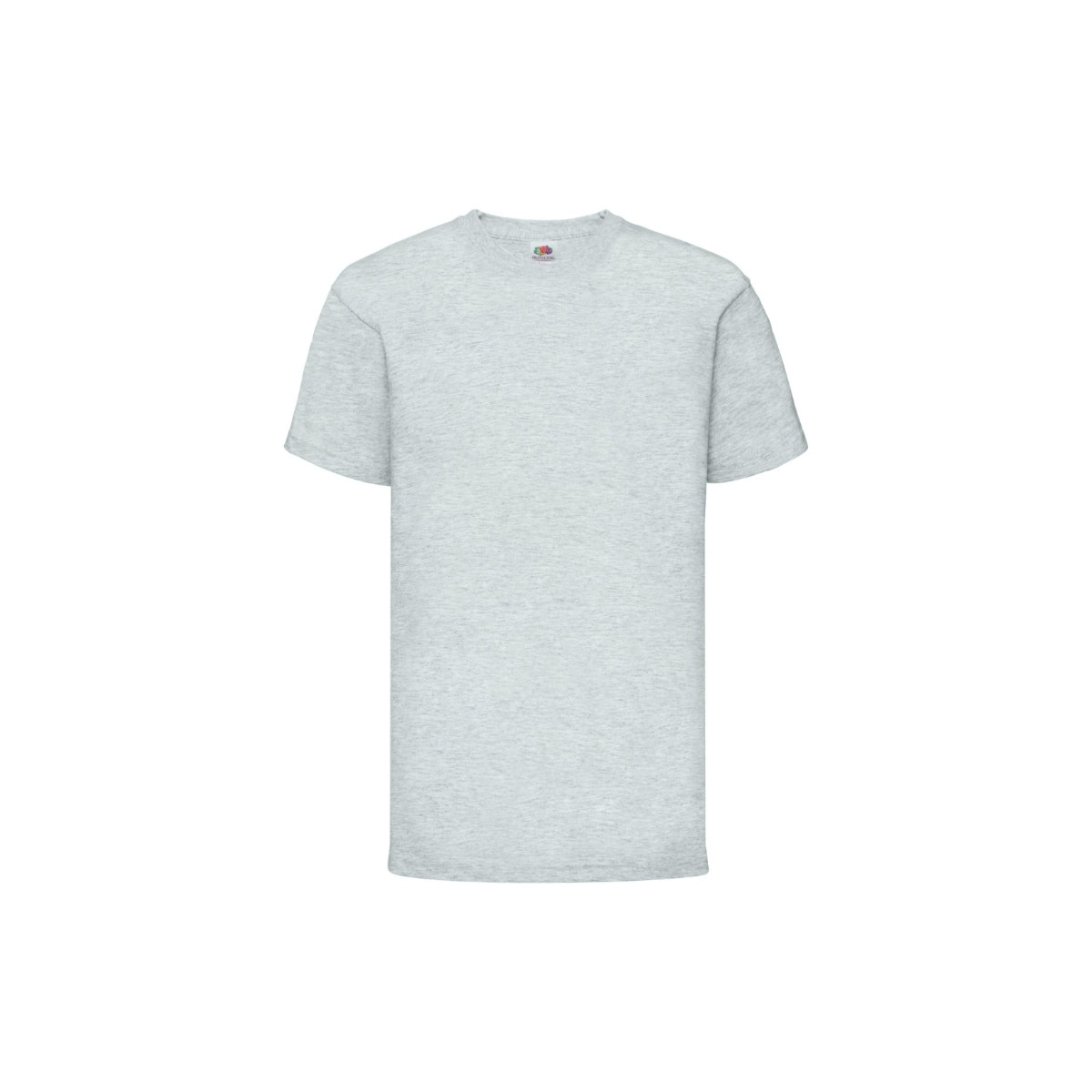 Tricou Fruit of the Loom Valueweight, Bumbac, Gri deschis, 5-6 Ani