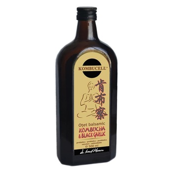 Otet Balsamic de Kombucha si Black Garlic 500 mililitri Medica Otet Balsamic de Kombucha si Black Garlic 500 mililitri Medica