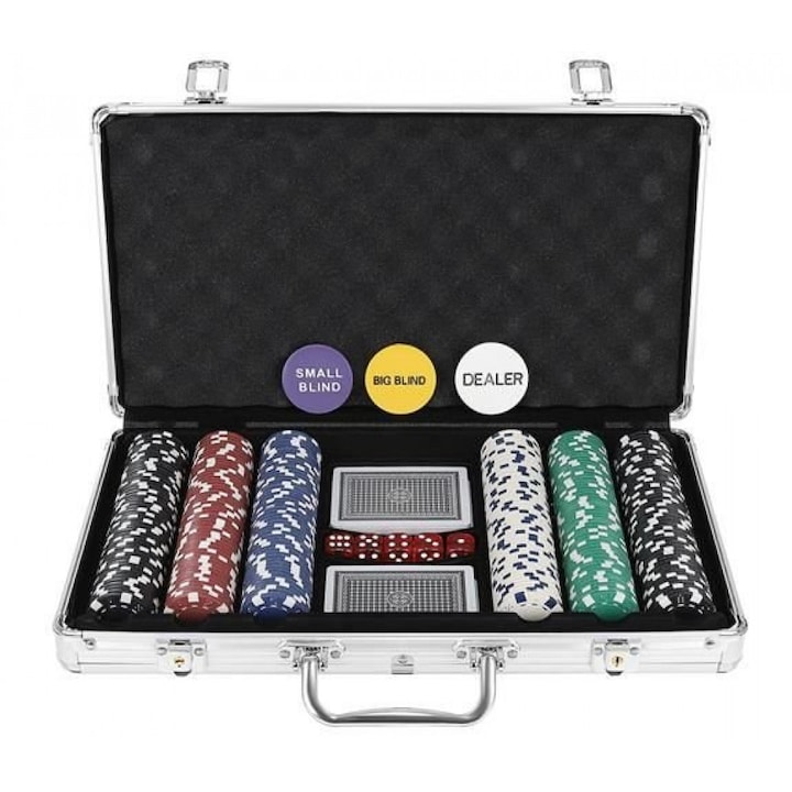 Texas Poker Set 300 чипа с куфар