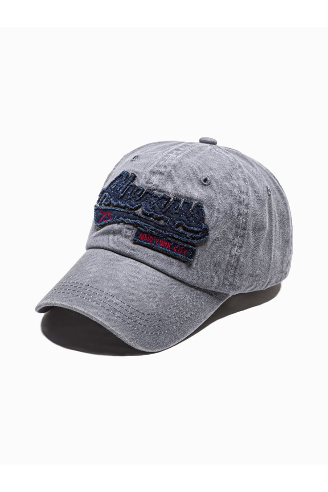 Sapca reglabila pentru barbati, Ombre, H090, Bumbac, 54-59 cm, Gri