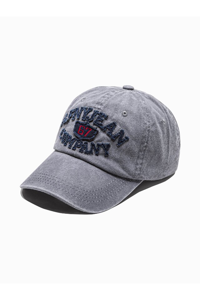 Sapca reglabila pentru barbati, Ombre, H087, Bumbac, 54-59 cm, Gri