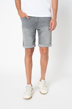 OVS, Bermude decolorate de denim, Gri deschis, 3XL OVS, Bermude decolorate de denim, Gri deschis, 3XL